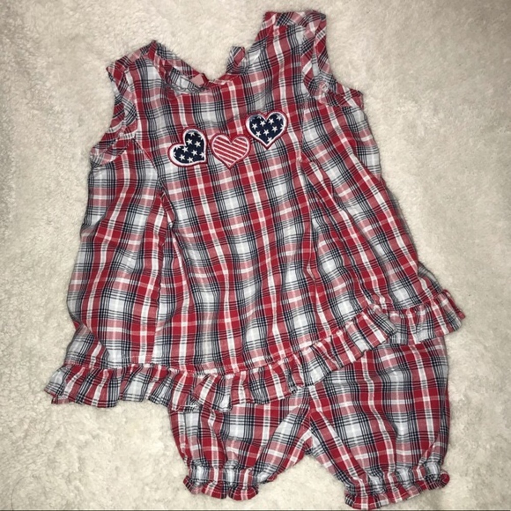 VTG Duck Head Patriotic Set Size 18 mo
